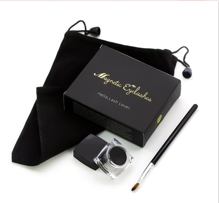 Inquiry for waterproof liquid Eyeliner Magnetic set with lashes and tweezers Gel magnetic eyelash eyeliner XJ20